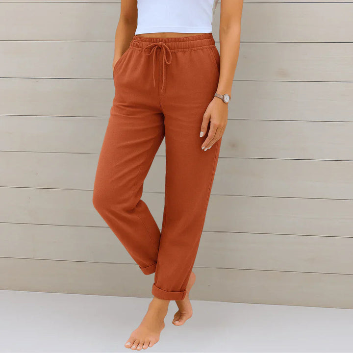 Niya - Pantalones Holgados Con Cordón
