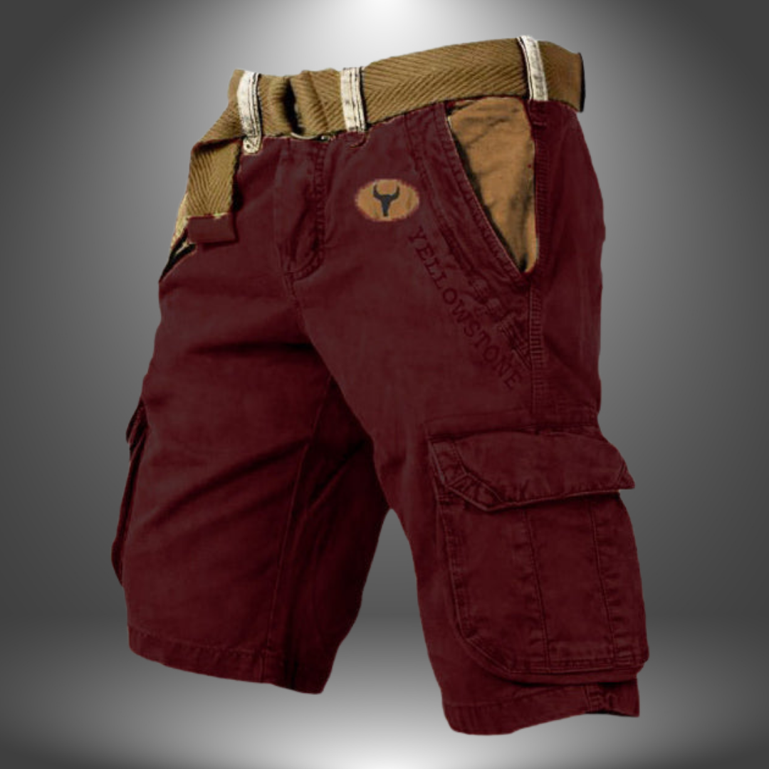 Zakhar - Pantalones Cortos Tipo Cargo Hechos a Mano