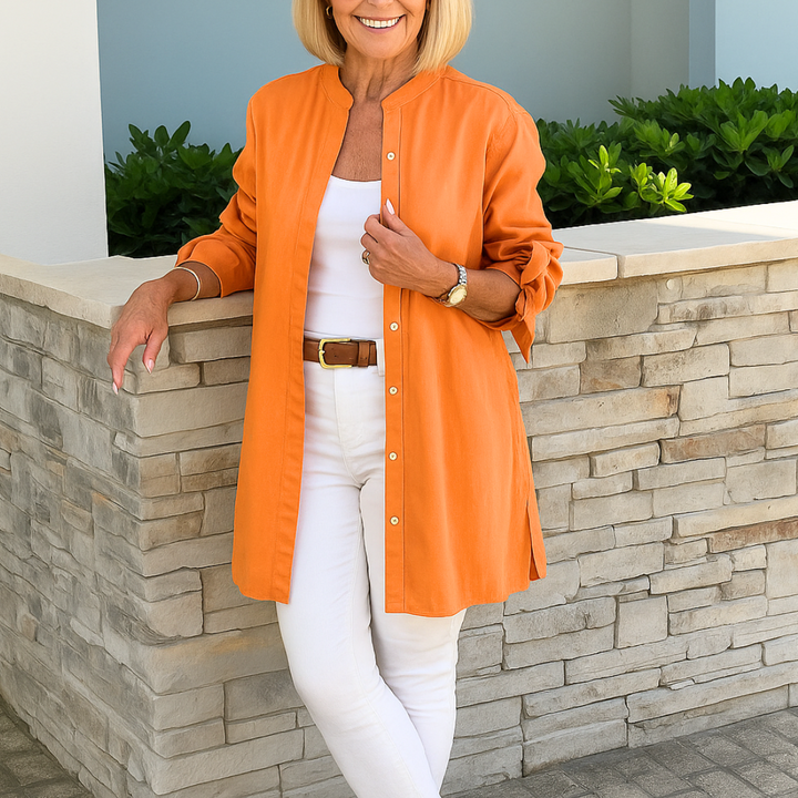 Blakely - elegante Camisa De Manga Larga