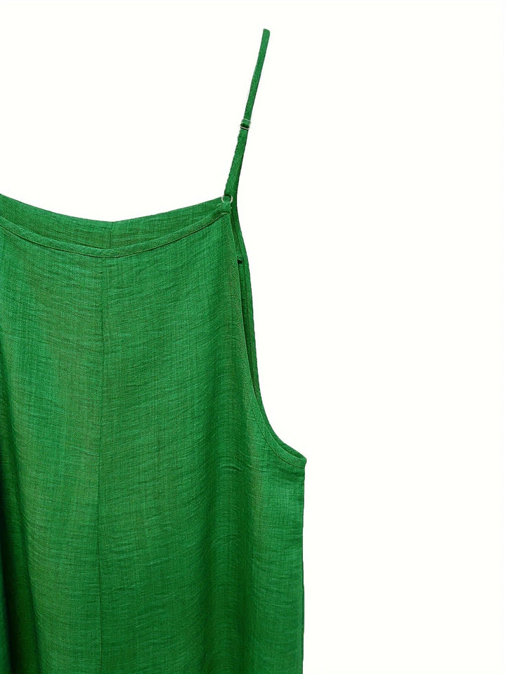 Annia - Mono Informal De Pierna Ancha Con Bolsillos