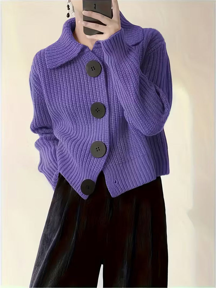 Agnetha - Jersey De Punto Con Botones Grandes