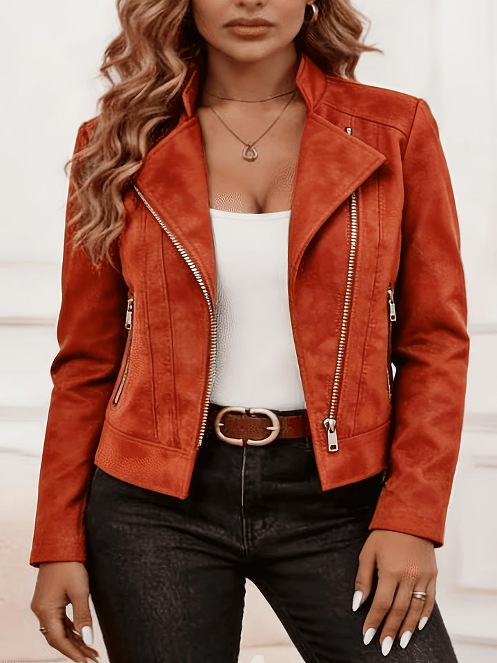 Amina - Chaqueta De Manga Larga Con Cremallera