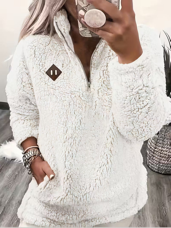 Humera - Elegante Chaqueta Con Cremallera y Manga Larga