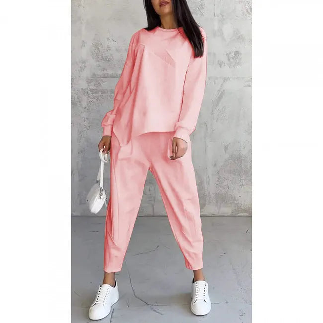 Tashia - Conjunto de Sudadera Informal de Manga Larga y Pantalones de Chándal