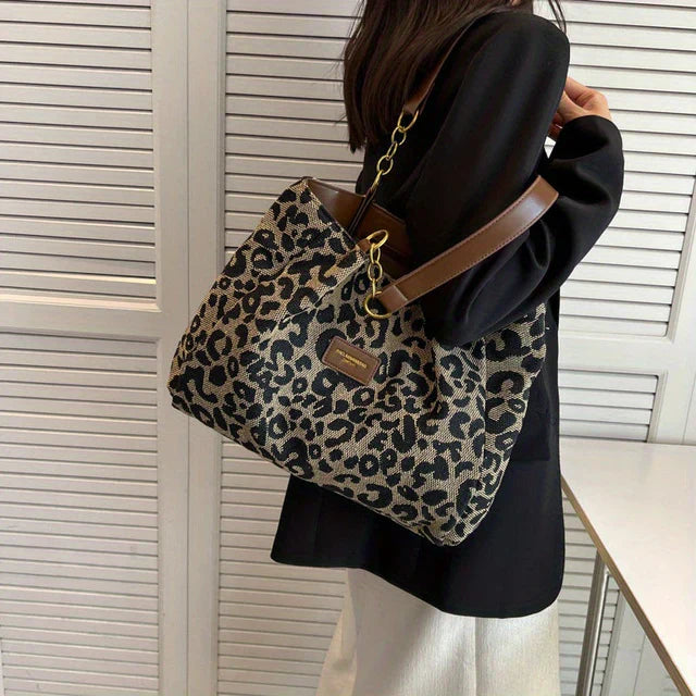Leonora - Bolso Tote Con Estampado De Leopardo