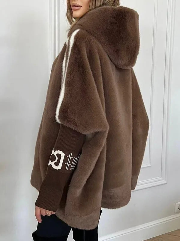 Capsey - Elegante Abrigo De Piel Sintética Para Invierno