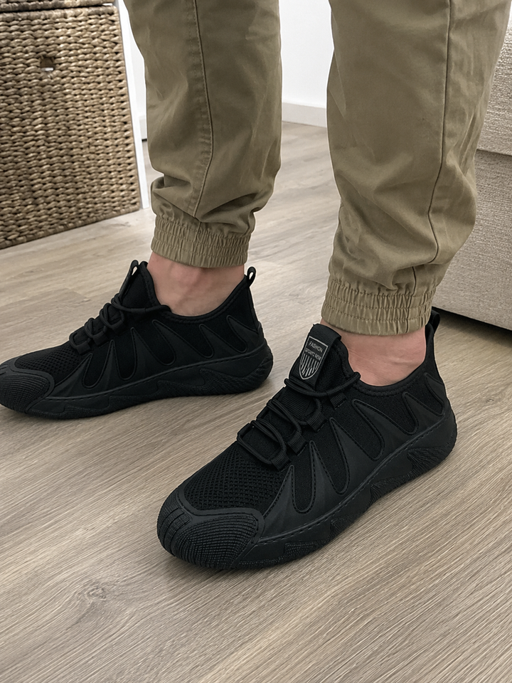 Linmark – Zapatillas Deportivas Con Cordones De Malla Transpirable