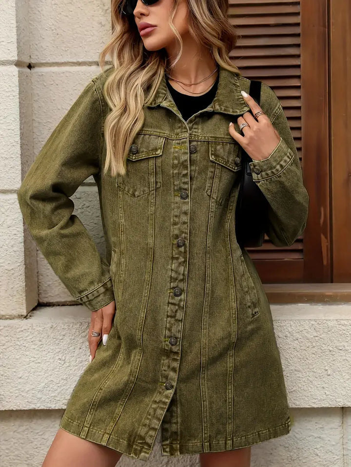 Tacie - Chaqueta Vaquera Con Bolsillos Delanteros