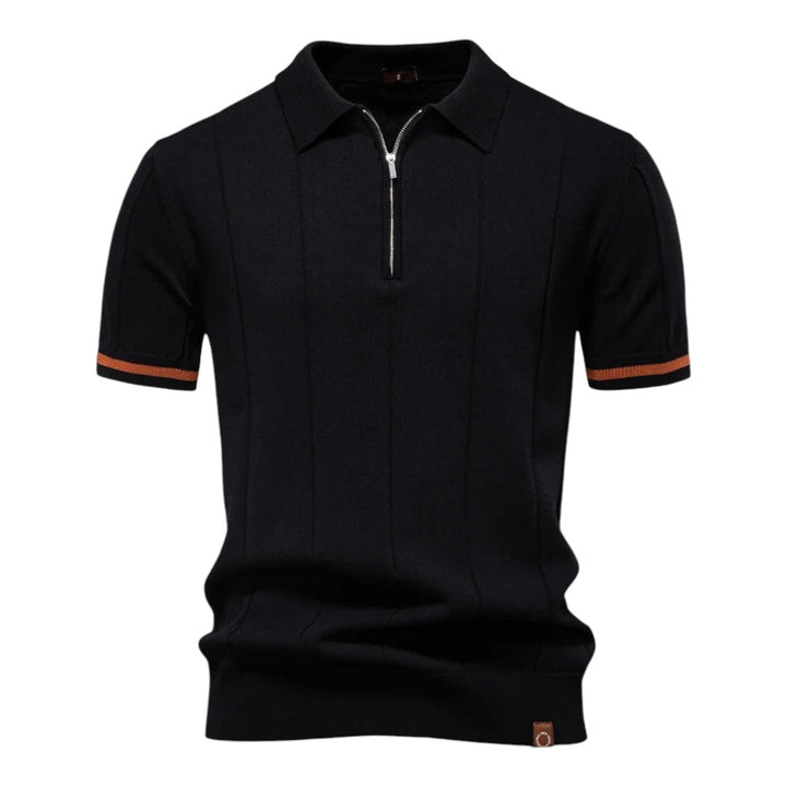 Johncena - Polo Deportivo Informal Con Cremallera