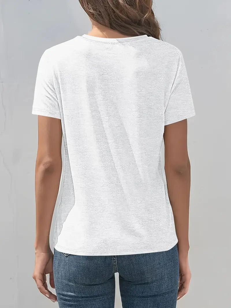Vitaliya - Camiseta Casuales De Manga Corta