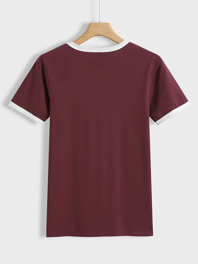 Kisara - Camiseta Informal De Manga Corta
