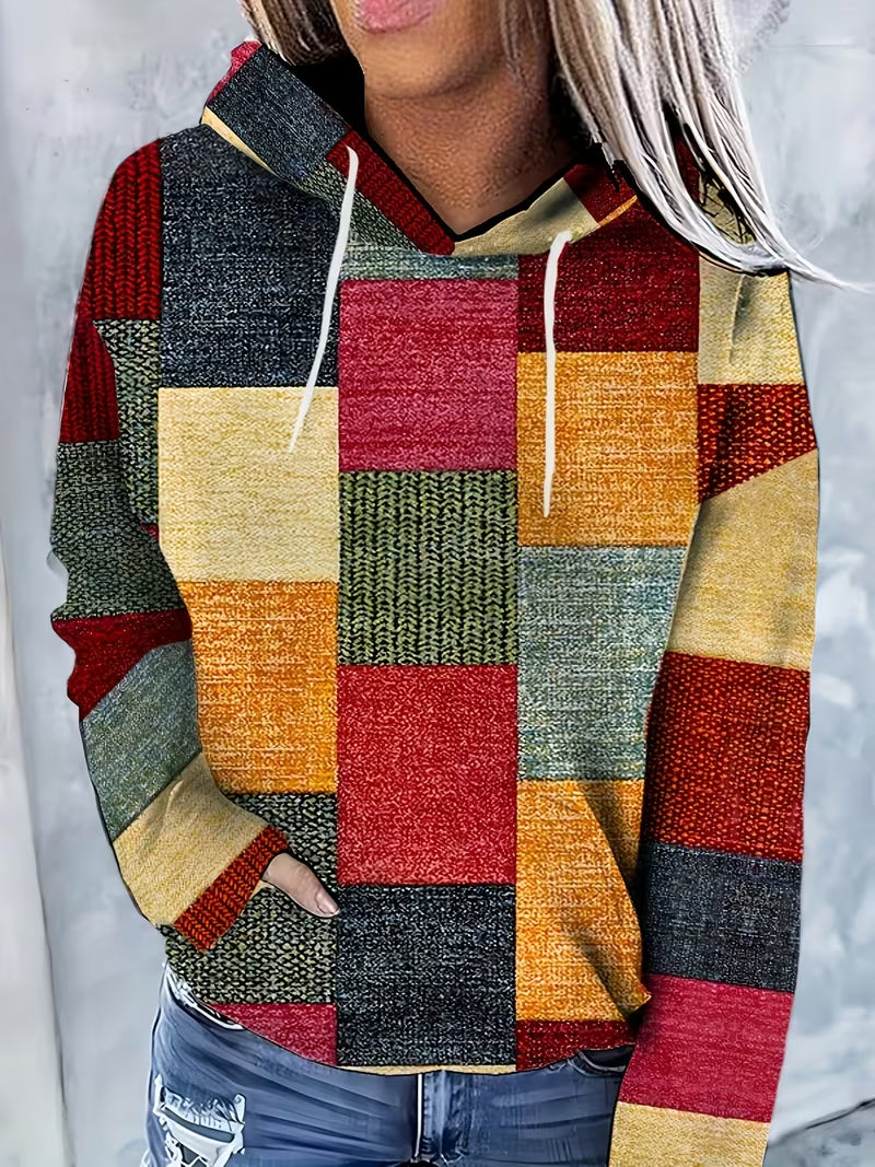 Nyara - Sudadera con Estampado Geométrico