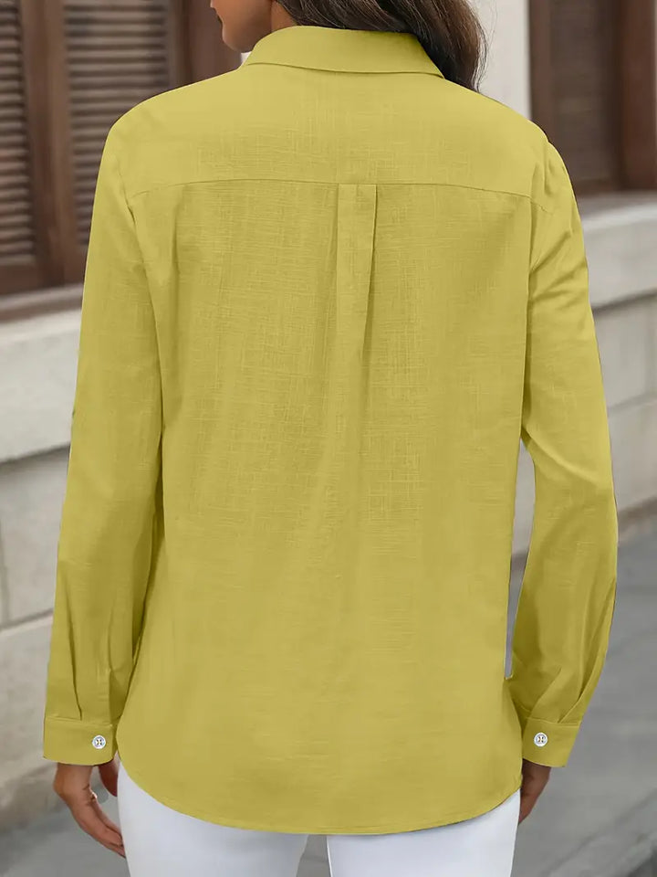 Athena - Camisa De Algodón Con Bolsillos Delanteros