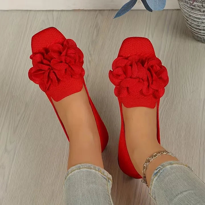 Catriona - Zapatos Planos Mary Jane Con Estampado Floral