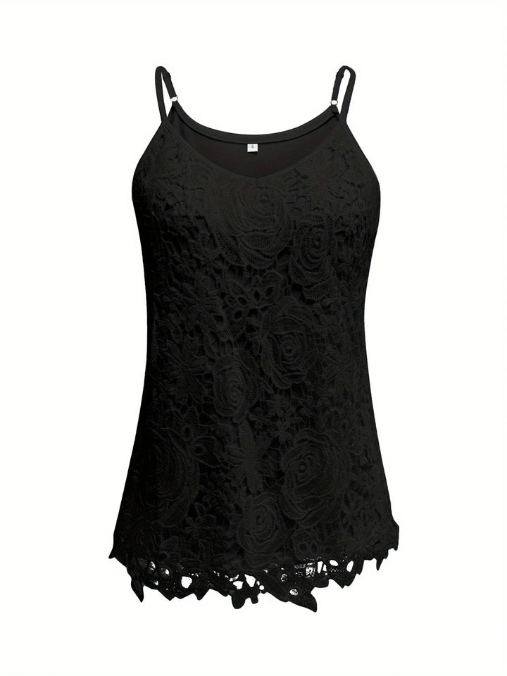 Juna - Elegante Sin Mangas Enlace Top Con Cuello En V