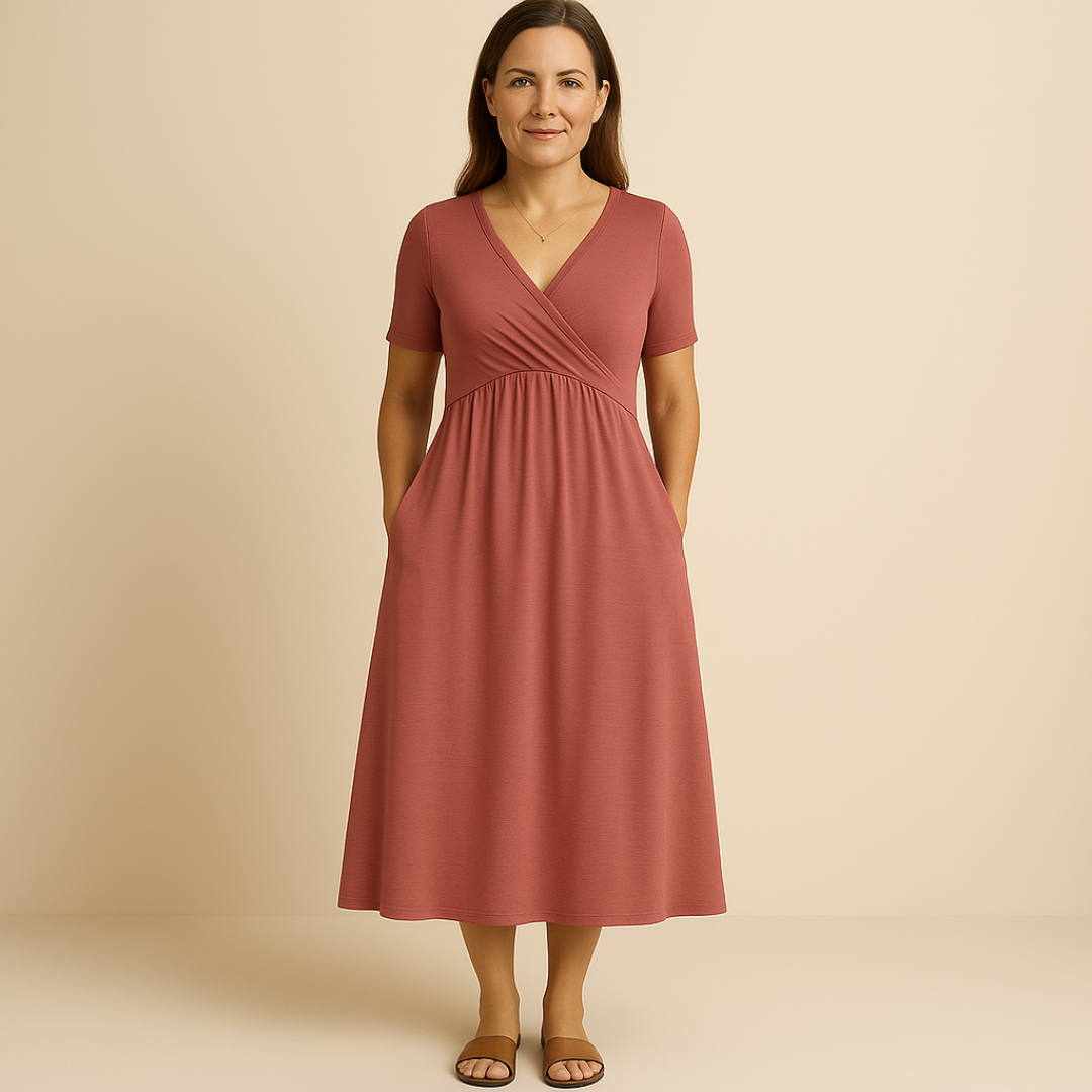 Bridgett - Vestido De Manga Corta