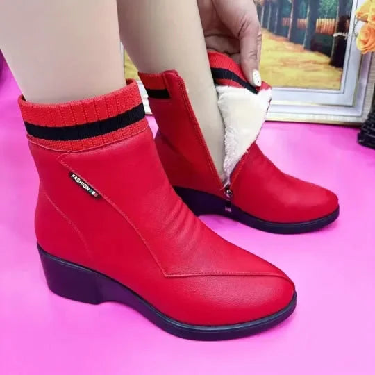 Nuraini - Botines De Invierno Con Suela Blanda