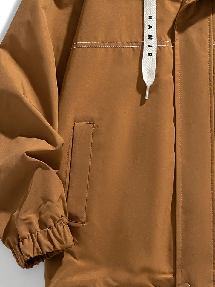 Carson - Chaqueta Informal Con Capucha y Bolsillo