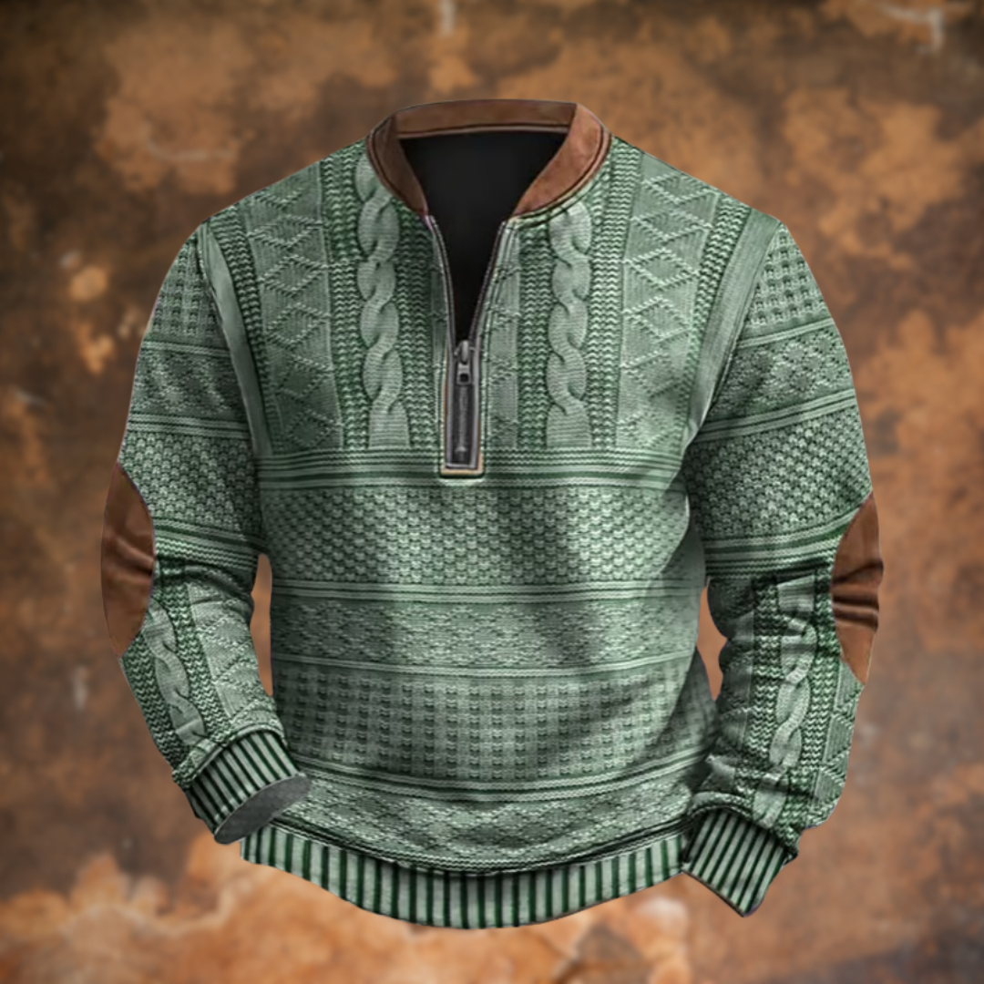 Tom - Elegante Jersey De Manga Larga Con Cremallera