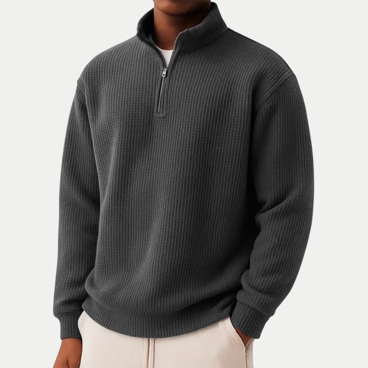 Shachar - Jersey Informal Con Cremallera