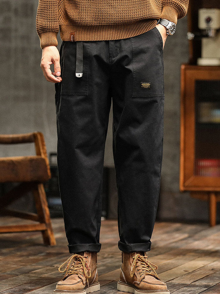 Rasmus - Elegante Pantalón Cargo Con Bolsillos
