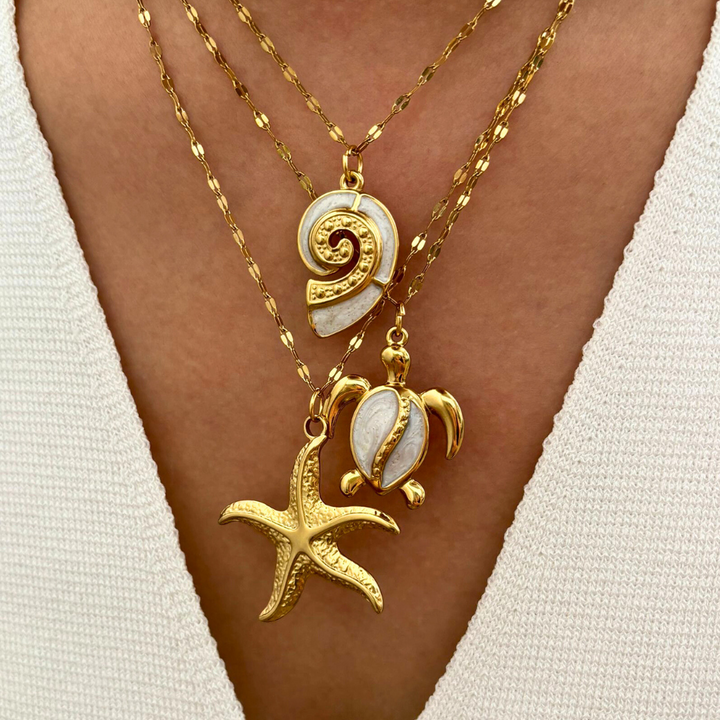 Eylin - Conjunto de Colgante Golden Tide