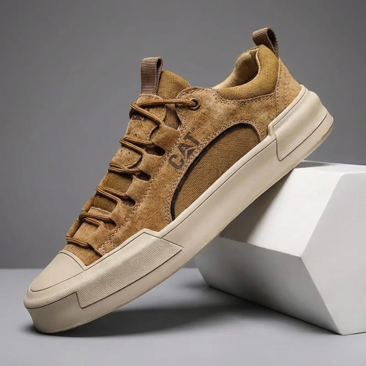 Atherton - Zapatillas Deportivas Informales de Ante Con Cordones
