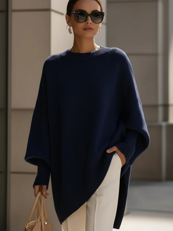 Phobe – Jersey De Punto Asimétrico Oversize