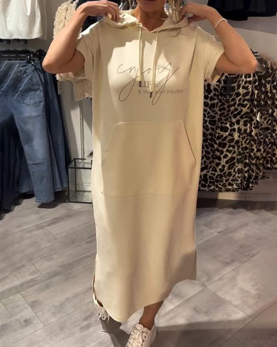 Nadia - Vestido Elegante Con Capucha