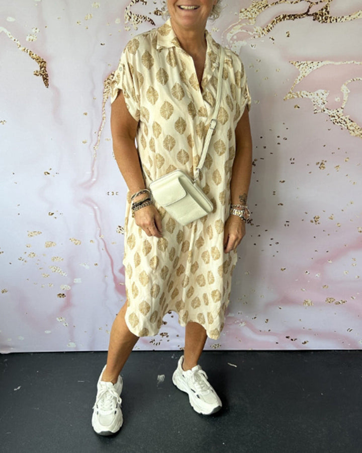 Dini - Vestido Elegante Con Cuello En V