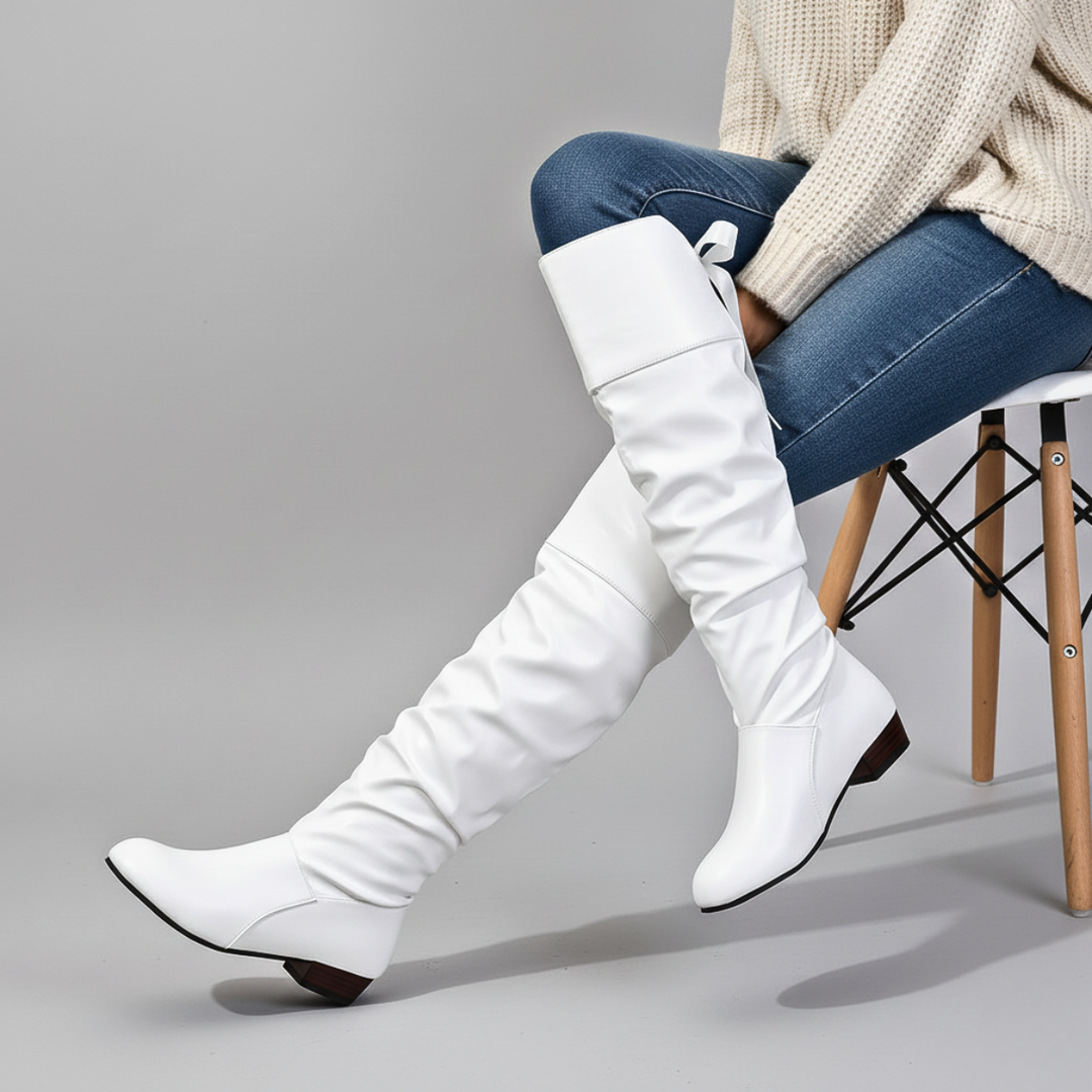 Patrena - Botas Altas De Cuero