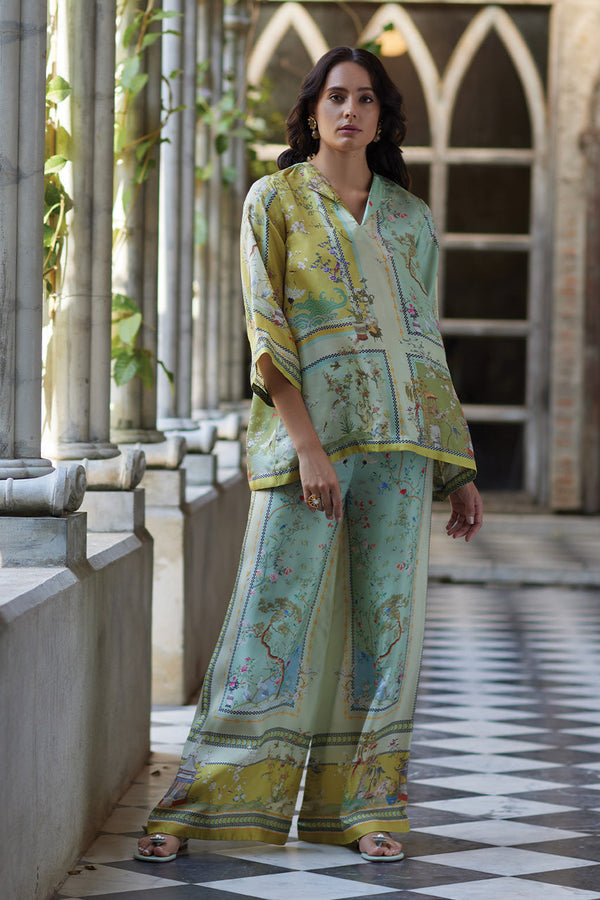 Paulette - Conjunto De Pantalones Con Flores Flair Fusion
