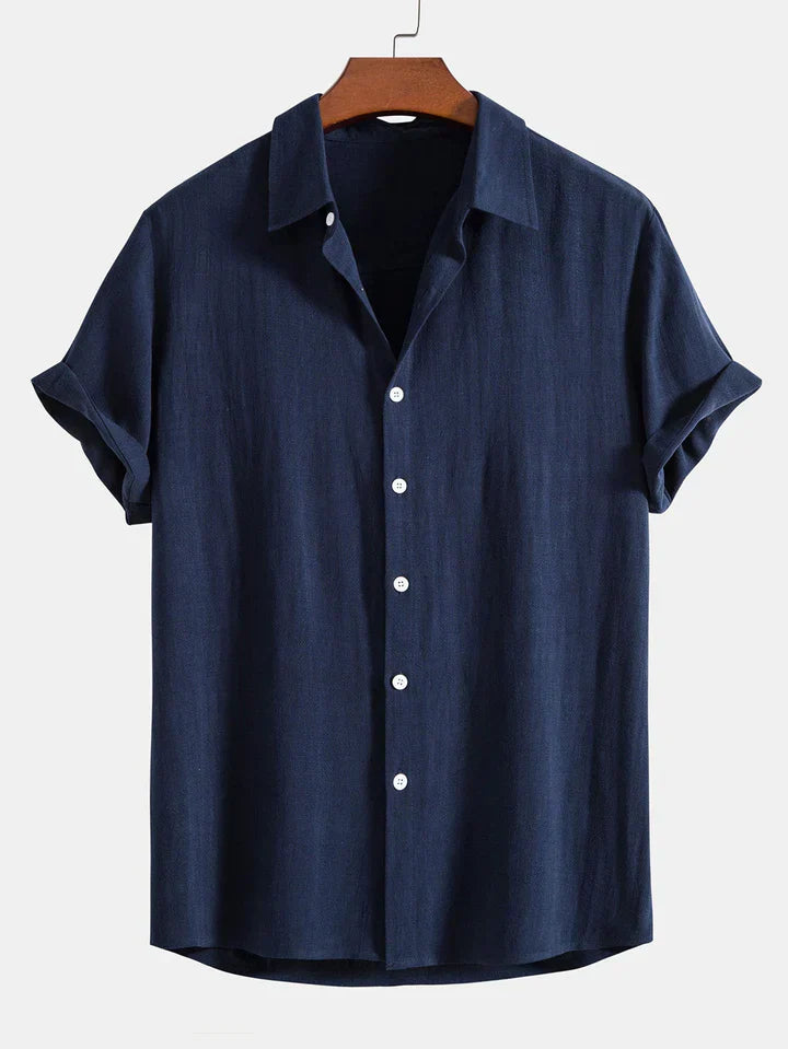 Booker - Camisa De Mezcla De Lino Con Pantalón Recto
