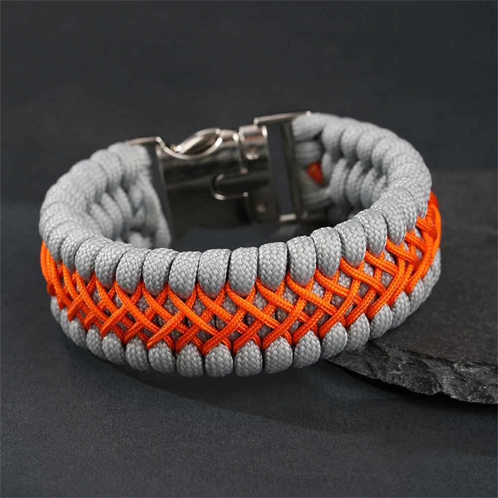 KnotVanta - Pulsera Con Cordón Trenzado Y Hebilla