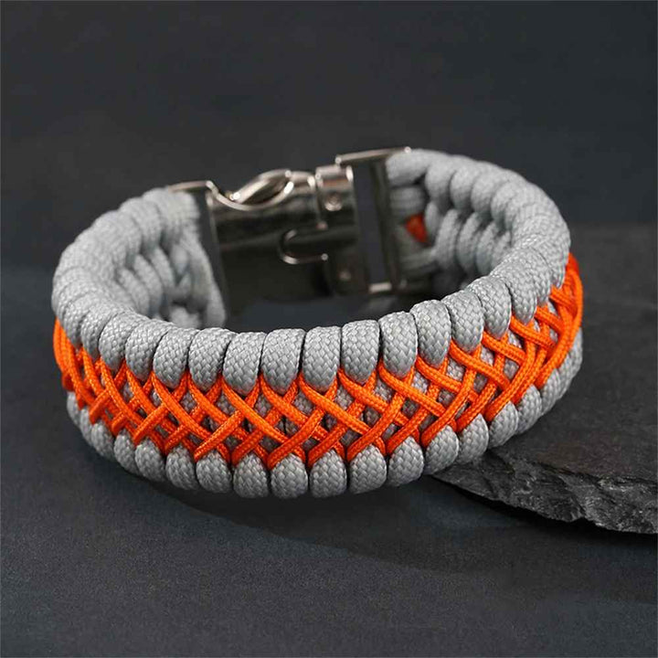 KnotVanta - Pulsera Con Cordón Trenzado Y Hebilla