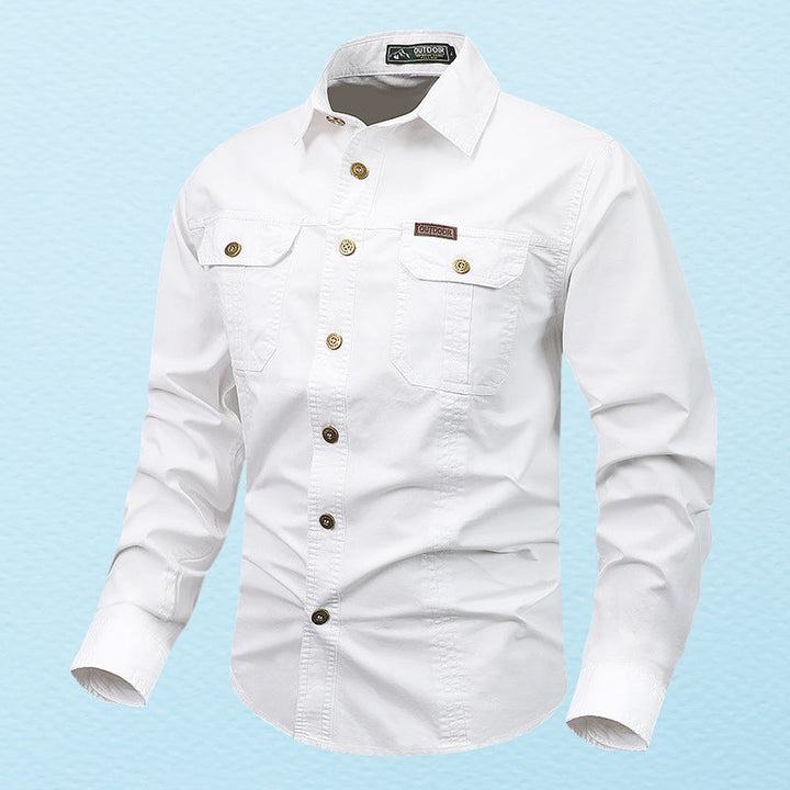 Theodor - Camisa De Manga Larga Con Bolsillo