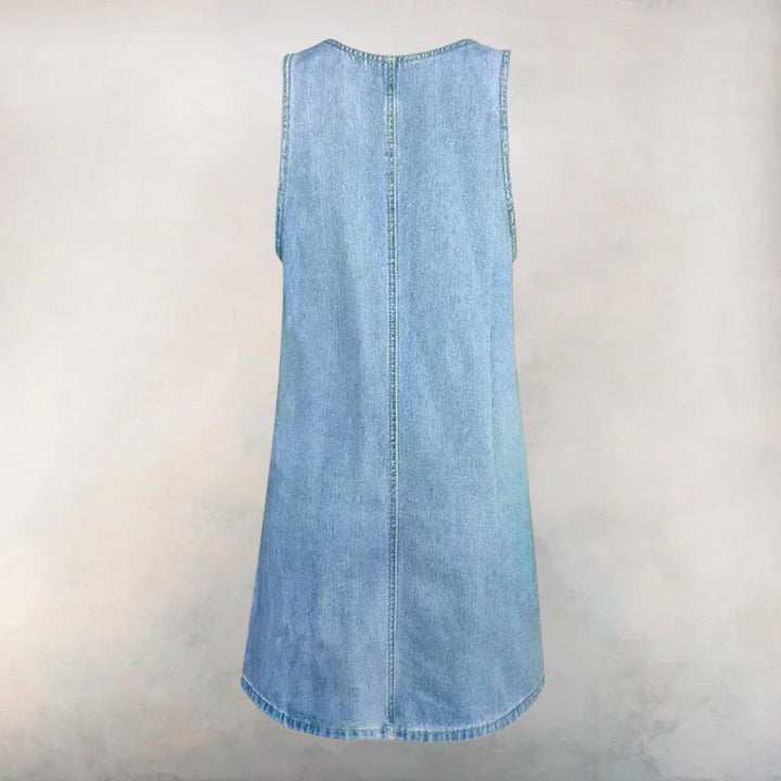 Lucelia - Vestido Vaquero Práctico y Ligero