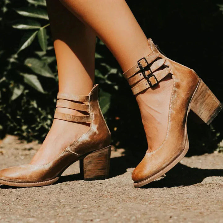 Steffie - Tacones Altos De Madera
