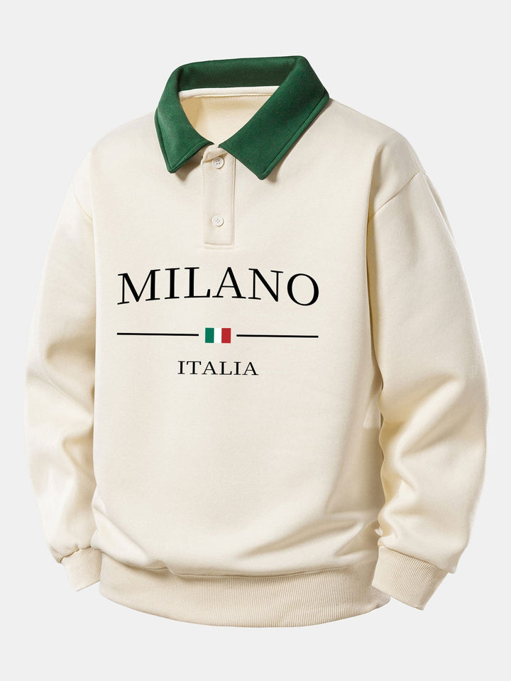 Gideon - Sudadera Polo Milano Imprimir Contraste
