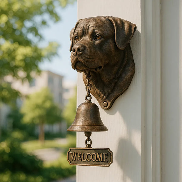 CharmBell -  Encantadora Campana con Forma de perro Para dar la Bienvenida