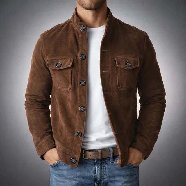 Heriberto - Cómoda Chaqueta De Ante