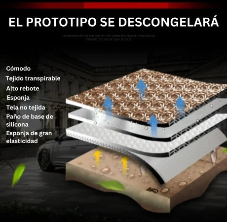 ChillGrid - Ice Silk Cojines de Asiento de Coche