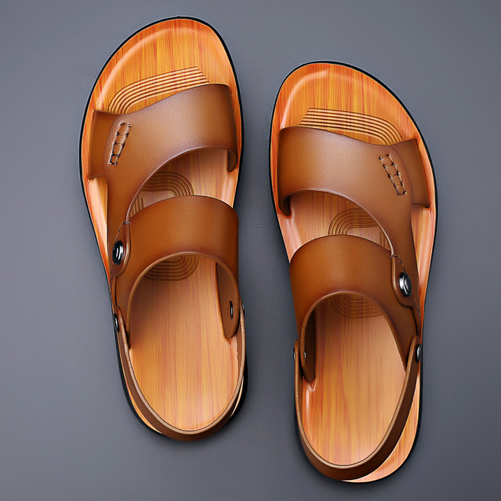 Bryon - Sandalias De Cuero Avenwood