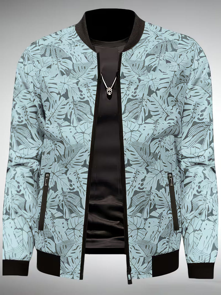 Dagan - Chaqueta Deportiva Informal de Manga Larga Con Cremallera