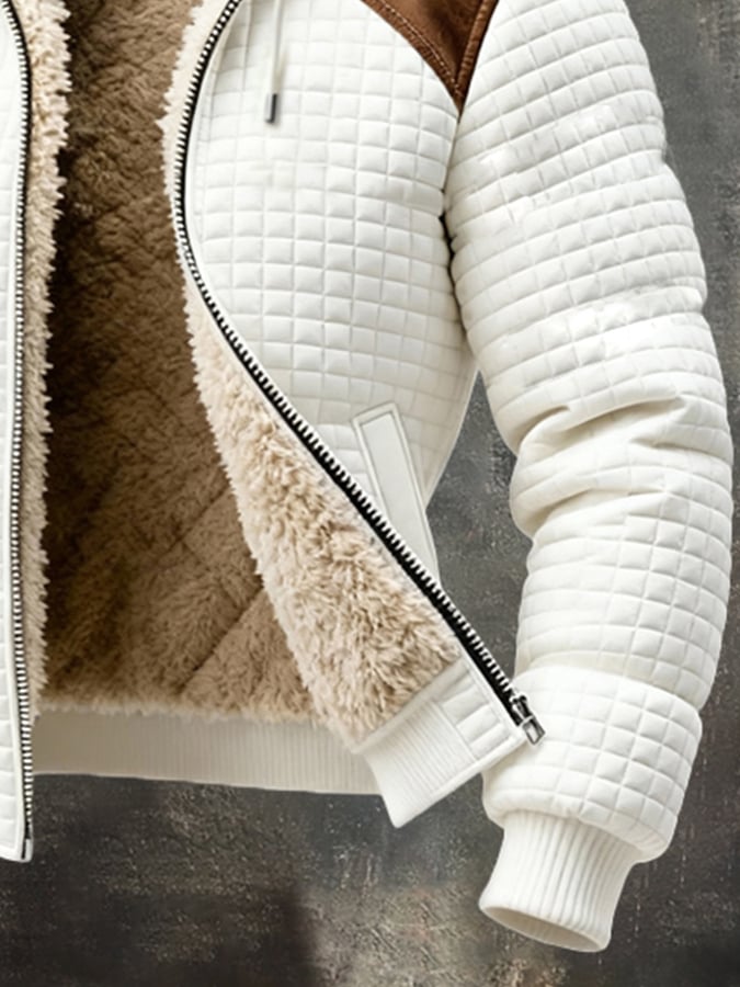 Vikram - Chaqueta Retro Cálida De Waffle Para Exteriores
