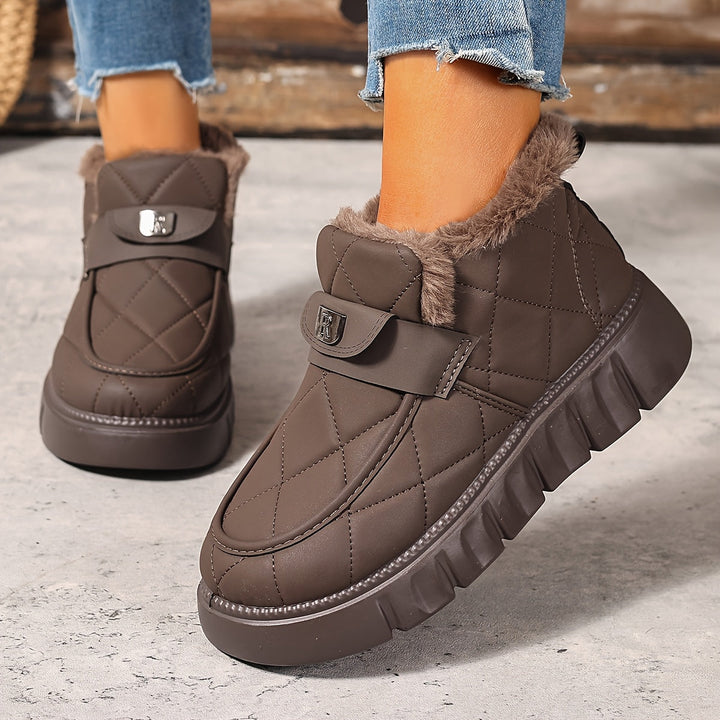 Karryna - Zapatos con Parte Superior Acolchada y Forro Mullido