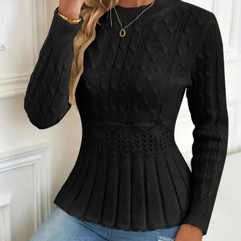 Bellie - Jersey De Cuello Redondo De Punto Grueso
