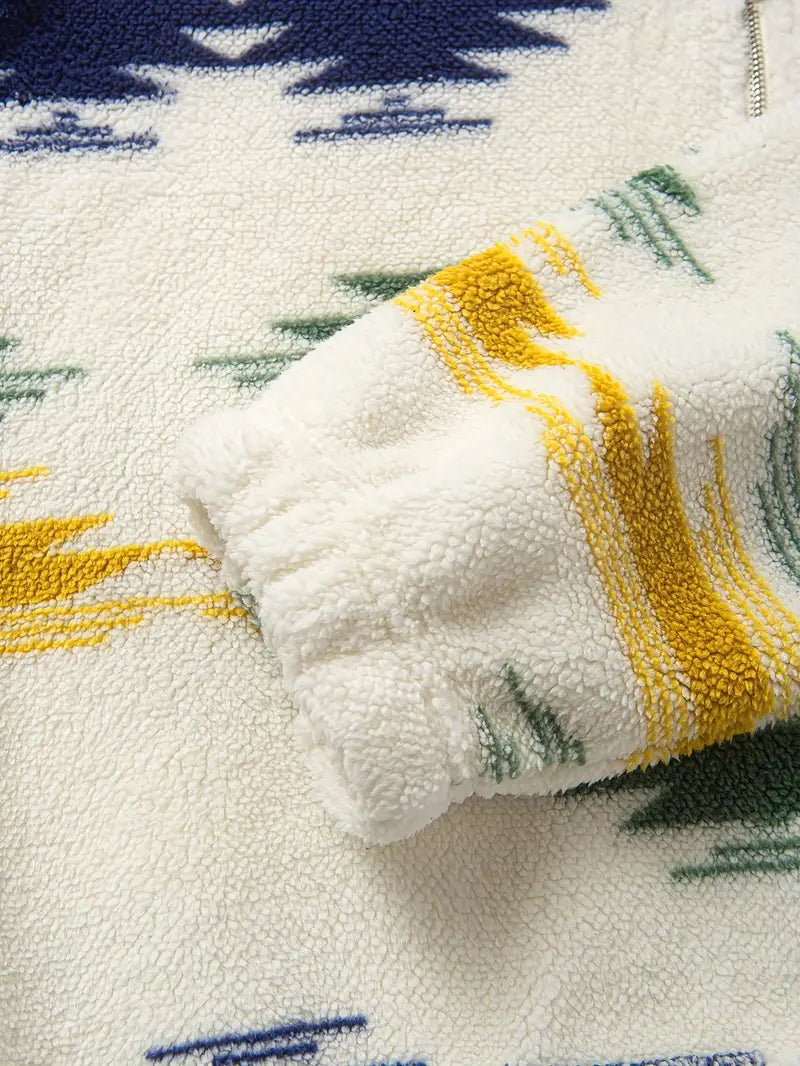 Clinton - Sudadera Con Media Cremallera y Cuello Alto