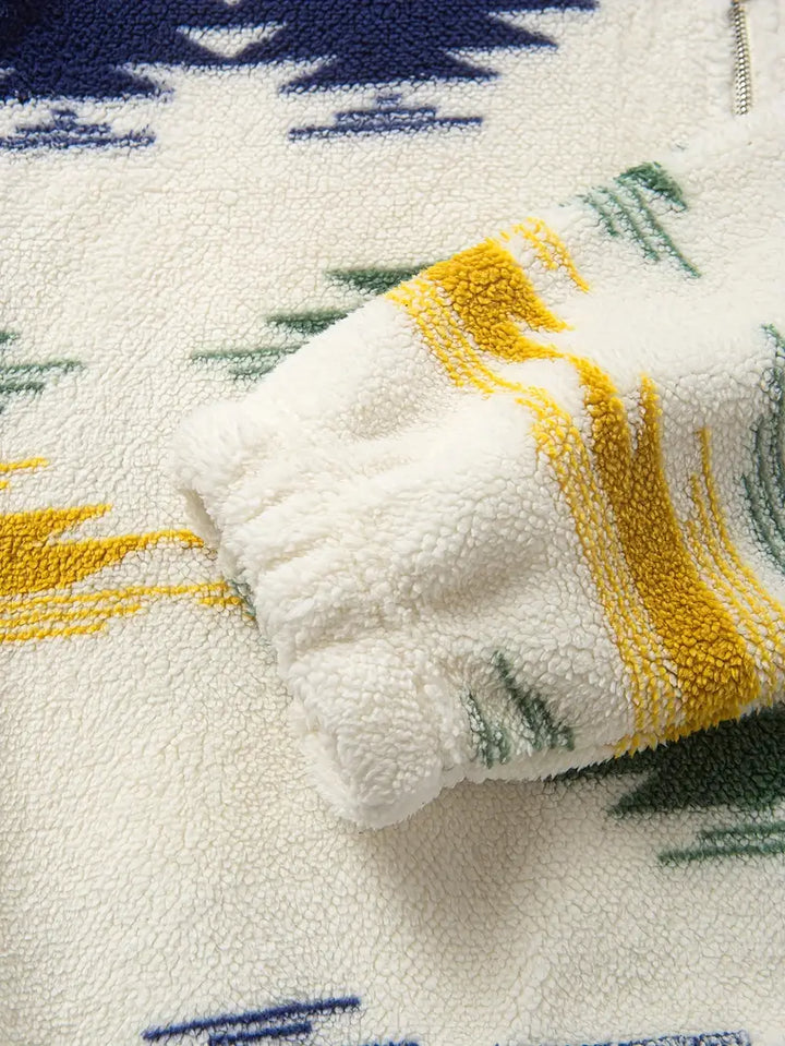 Clinton - Sudadera Con Media Cremallera y Cuello Alto