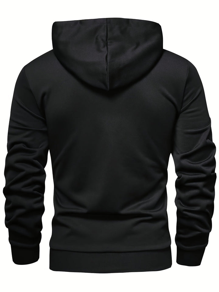 Klod - Sudadera Con Capucha y Botones De Manga Larga Informal